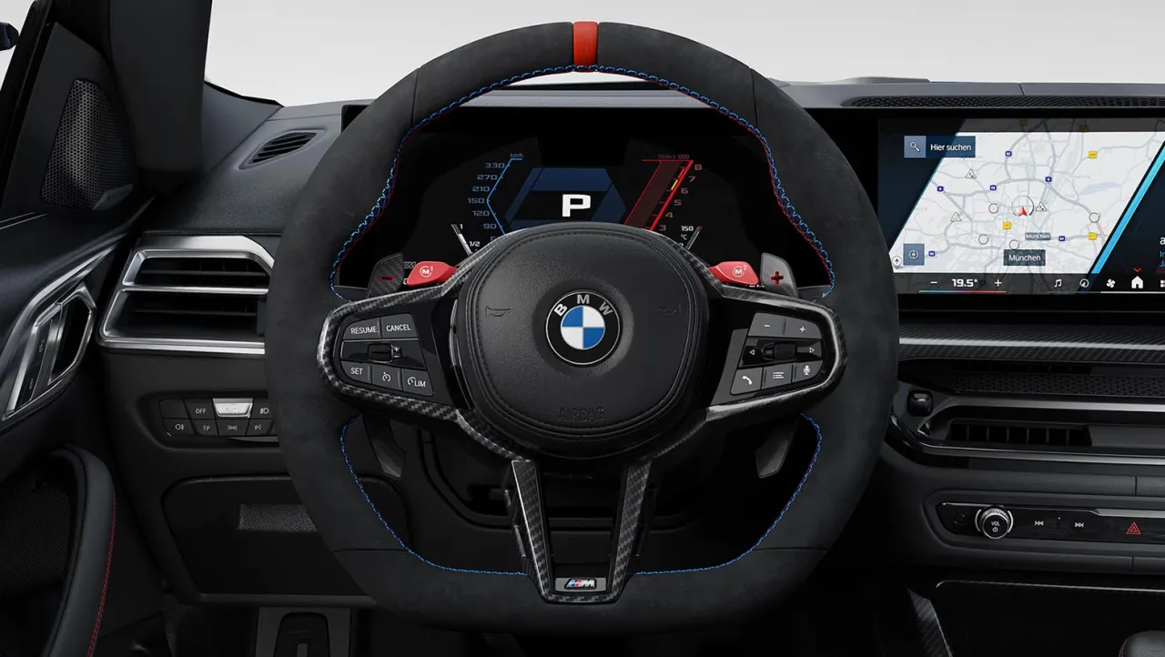 M sportovní kožený volant (Alcantara)